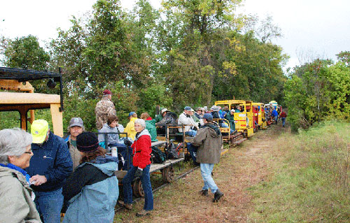 Tiffany Bottoms Wildlife Area Train Ride