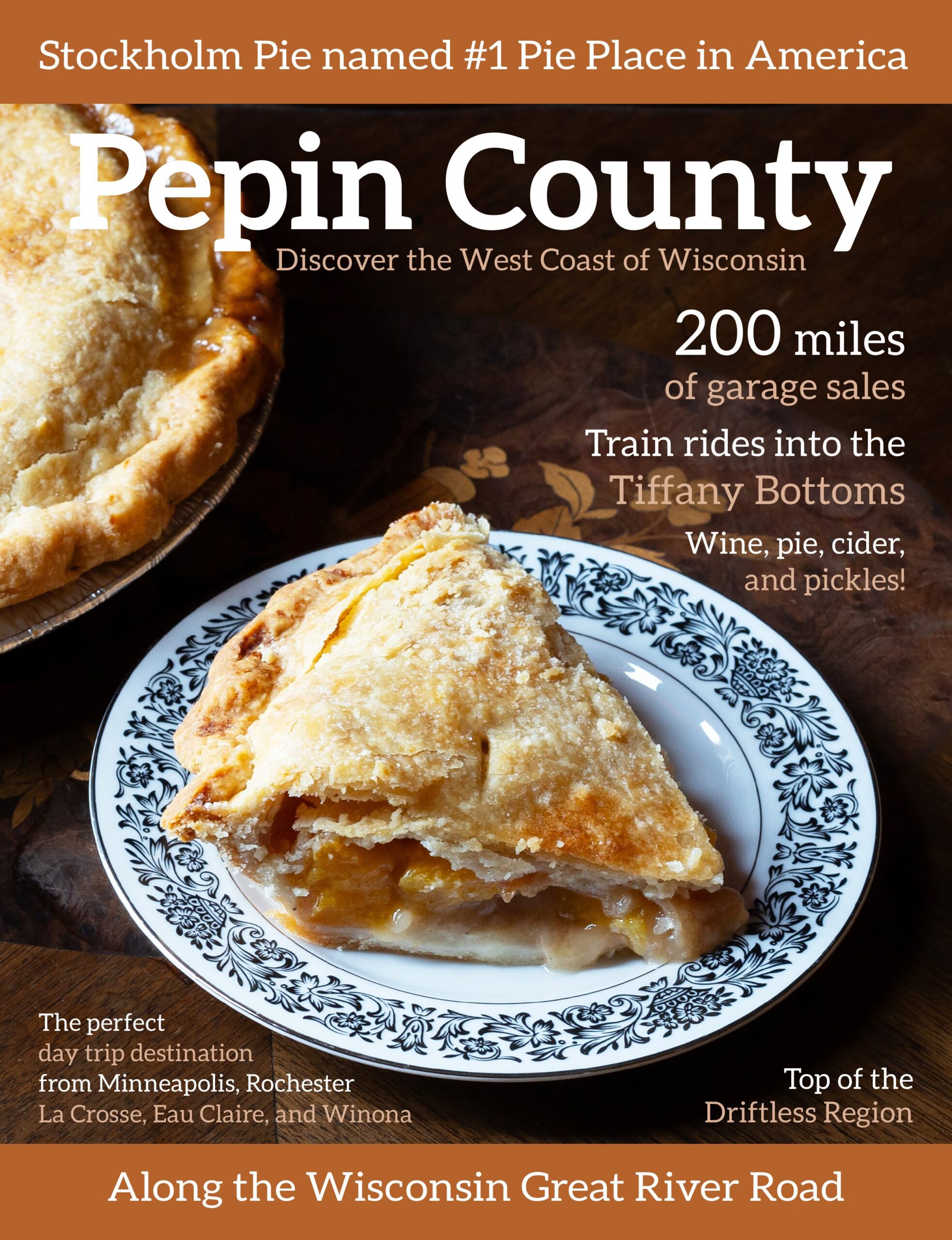 Pepin county visitor guide cover art