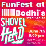 A flier for Funfest at Bodhi's Event Center