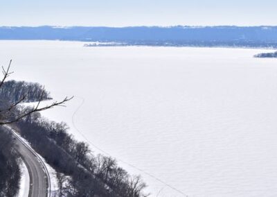 The view from atop Maiden Rock