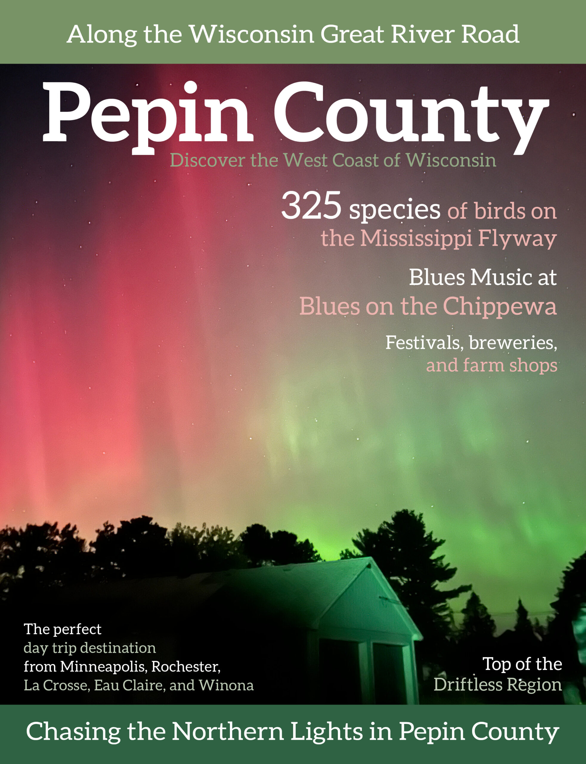 Pepin county visitor guide cover art